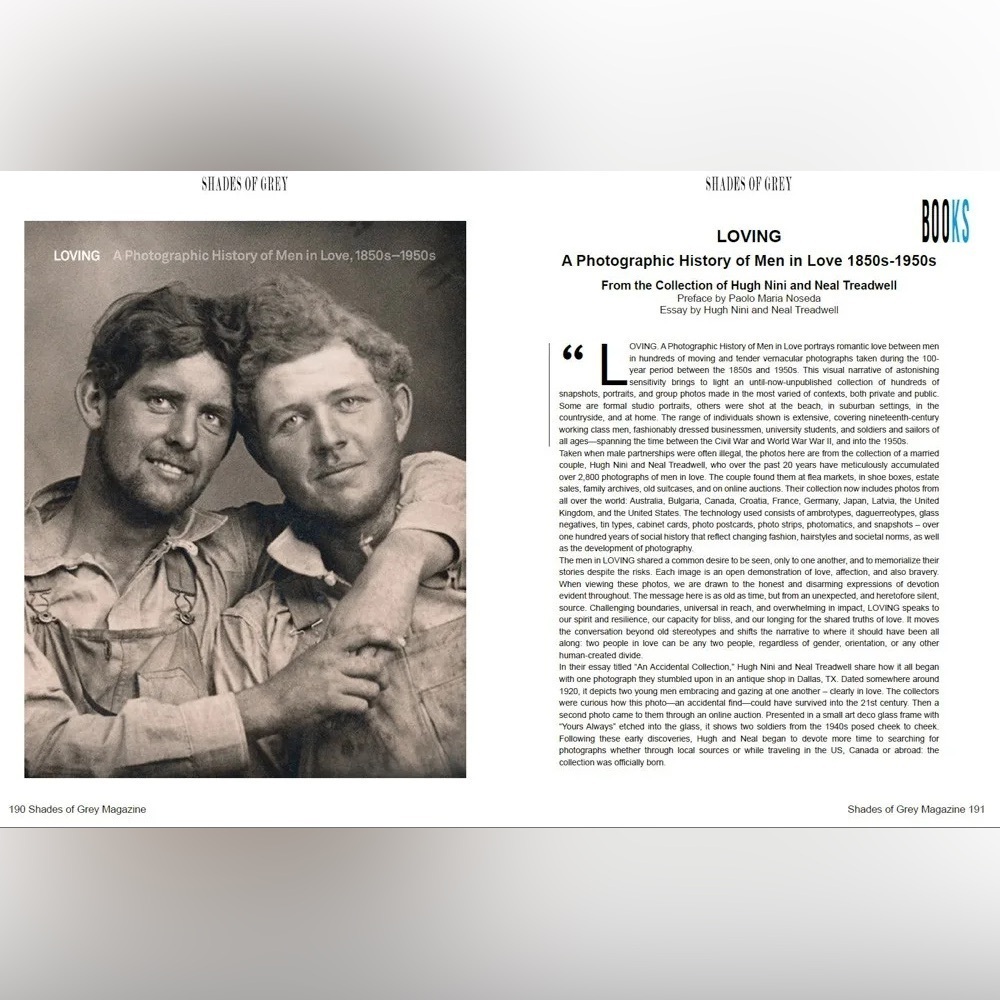 VINTAGE PRIDE Loving: A Photographic History of Men in Love 1850s-1950s Book - Picture 8 of 8